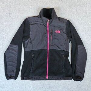 The North Face Jacket Women's Size S/p Denali Polartec Recycle Fleece Black/Pink